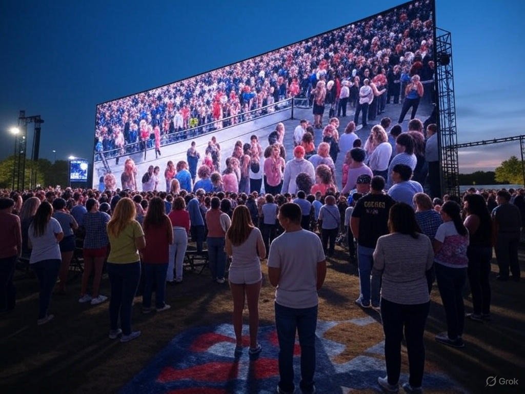 The Importance of Giant Screens at Large-Scale Events in Texas